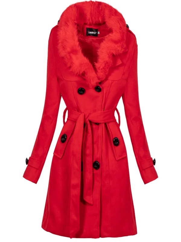 ELEGANT COAT HALIE white