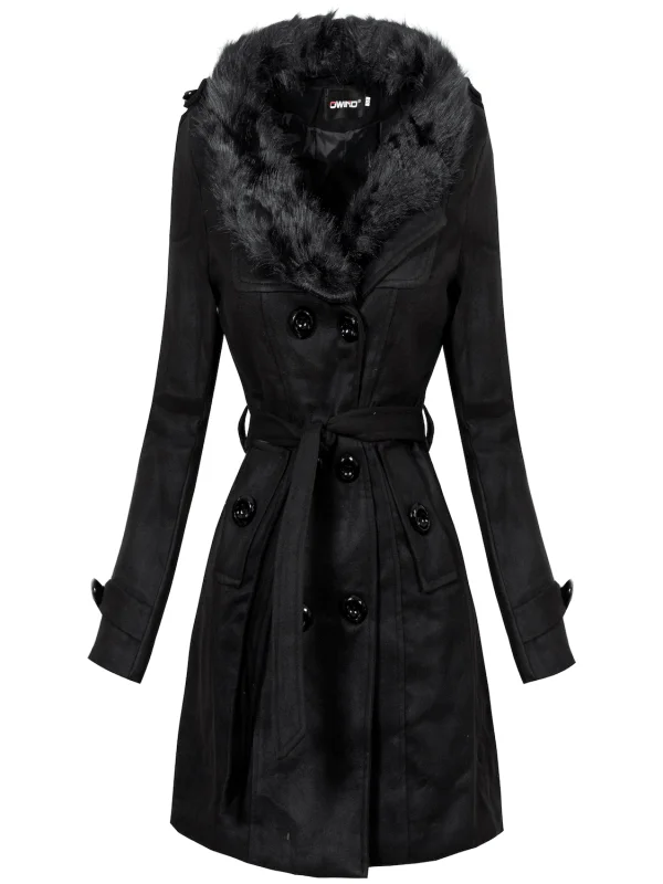 ELEGANT COAT HALIE white